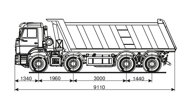 Самосвал КАМАЗ 65201-53 схема 2.jpg