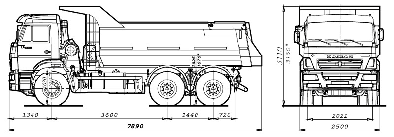 Кузов овального сечения КАМАЗ 6520.png