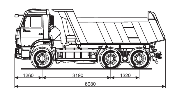 Самосвал КАМАЗ 65115 схема 2.jpg