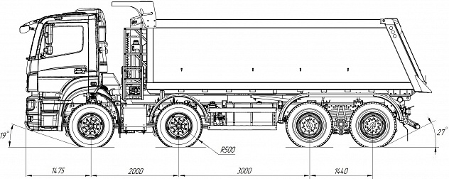 Самосвал КАМАЗ-65201-21010-53 ARX схема 2.jpg